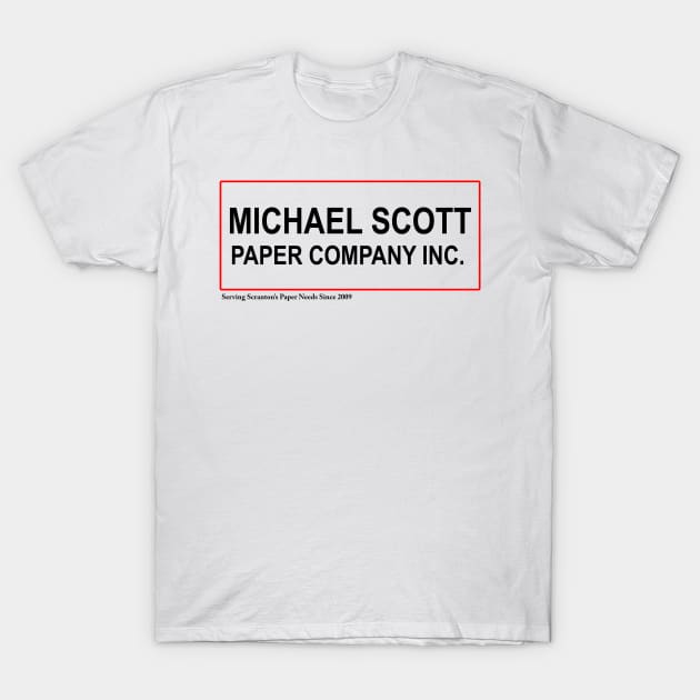 Michael Scott Paper Company Inc. T-Shirt by GradientPowell